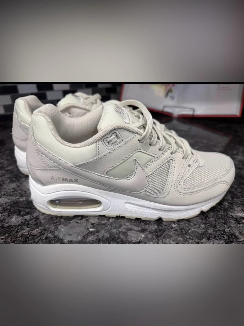 Nike Women’s Air Max Sneakers in Off-White / mint green
